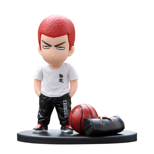 新品灌篮高手湘北五虎流川枫樱木花道人偶摆件盲盒桌面蛋糕装饰品