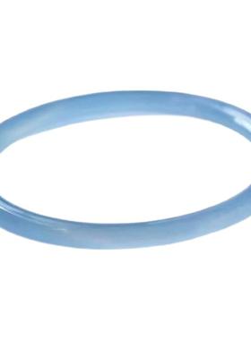 天然水沫玉细圆手镯高冰女美人镯