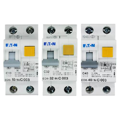 EATON/伊顿穆勒ED6-（6 10 16 20 25 32 40）/1N/C/003漏电断路器