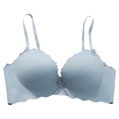 一片式无痕显大少女无钢圈文胸罩