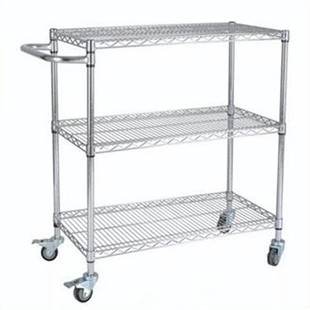 展示架自由组合不锈钢货物架子置物架多层架落地组装移动货架带轮