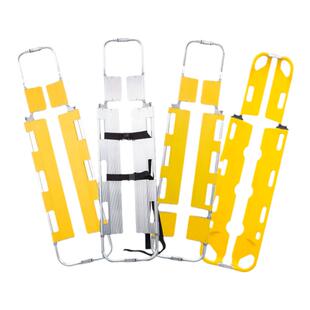 铲式担架可伸缩折叠医用铝合金急救单架头部固定器分离式救生担架