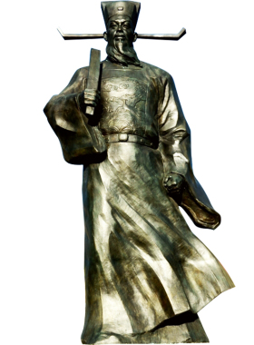 古代书法家名人蔡襄玻璃钢仿铜