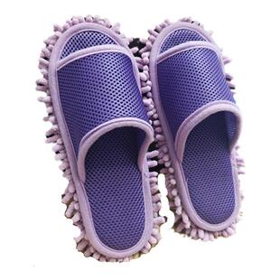 创意清洁擦地拖地鞋懒人拖鞋藤草可拆洗凉拖静音拖把凉席抹布鞋套