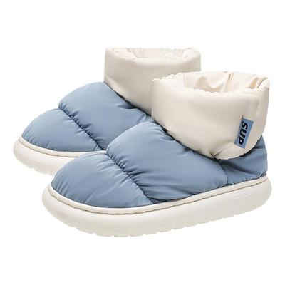 冬季大码棉拖鞋男士家居保暖包跟