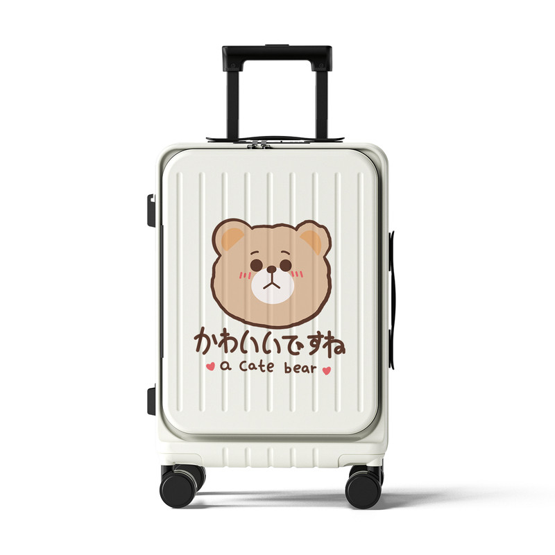 新款行李箱19侧开大容量