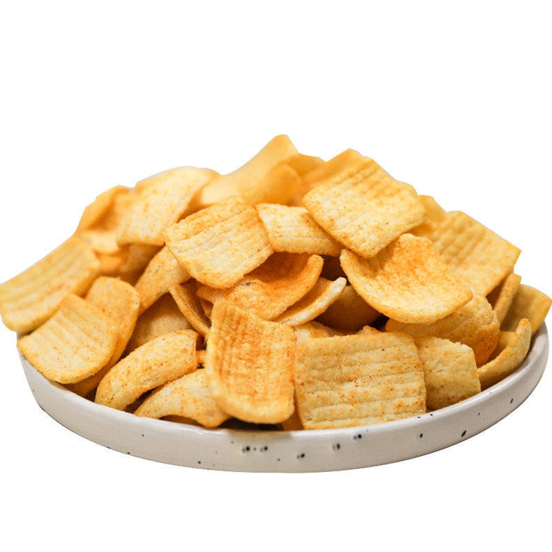 常一品虾片虾条虾味薯片儿童休闲零食500g大袋散装火锅超市商用