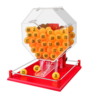 透明手动摇奖机双色球选号机鱼塘摇号机KTV开业促销抽奖机抽签机