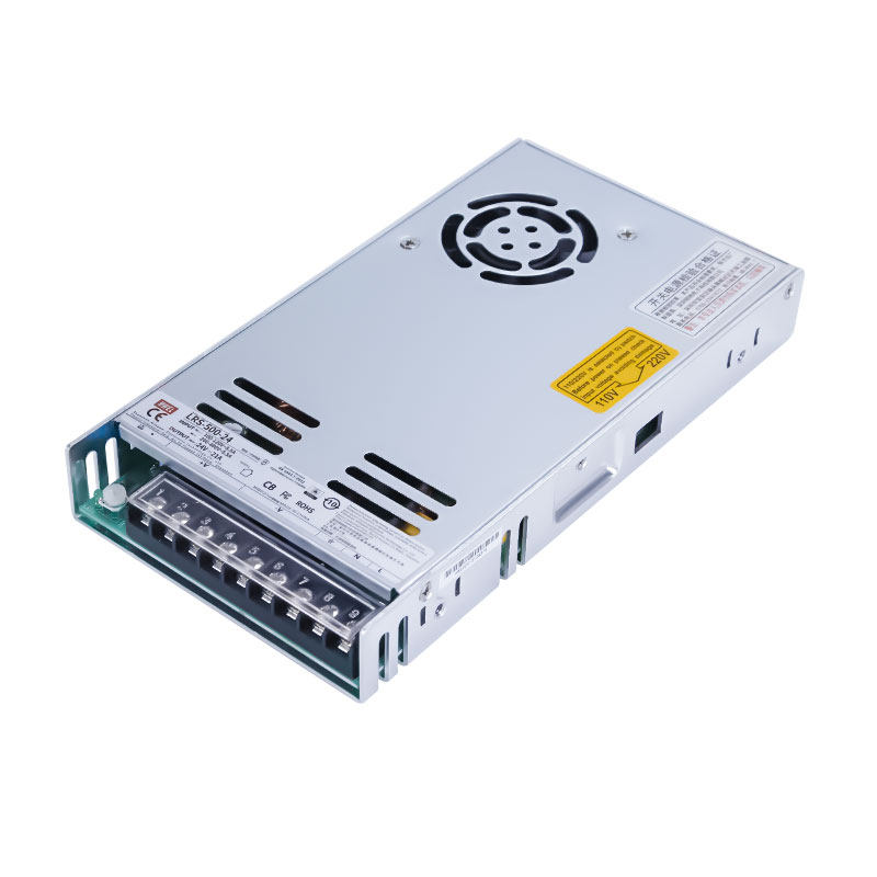 mwel明伟LRS-450/600W大功率开关电源220转12V24V36V48超薄20A40A