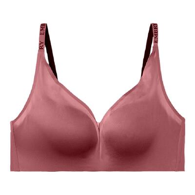 安莉芳光面薄款无钢圈运动风文胸