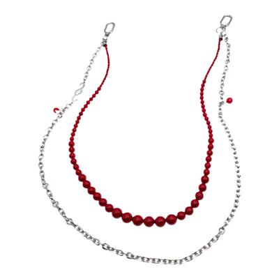 ositerm珍珠时髦搭配华晨宇裤链