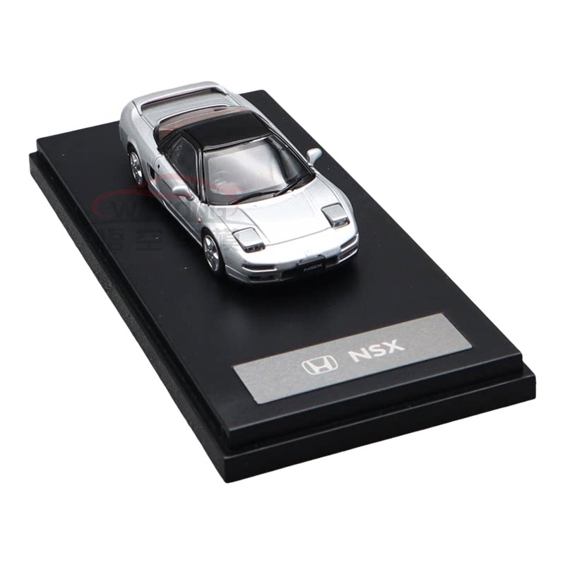 LCD 1/64 本田 Honda NSX NA1 银色合金车模 汽车模型收藏礼物