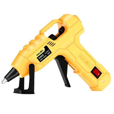 得力热熔胶枪家用儿童手工专用无线diy高粘热熔胶棒7mm胶条热熔胶