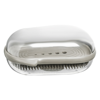 多功能肥皂盒带刷子家用置物架