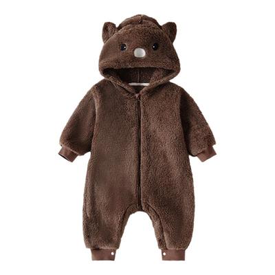 婴儿珊瑚绒睡衣冬装小月龄睡袋