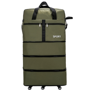 超大容量158航空托运包万向轮 出国留学牛津布折叠飞机行李旅行箱