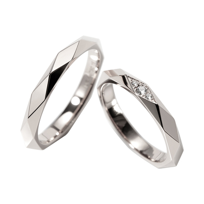 PT950铂金结婚求婚情侣对戒送礼