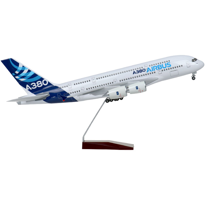 飞机模型带轮子带灯南航空客380原型波音747国航东航仿真拼装航模