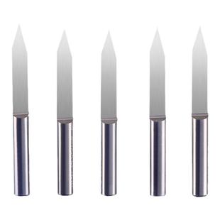 威特钨钢加长4mm平底尖刀cnc锥度尖刀数控雕刻机刀头广告雕刻刀具