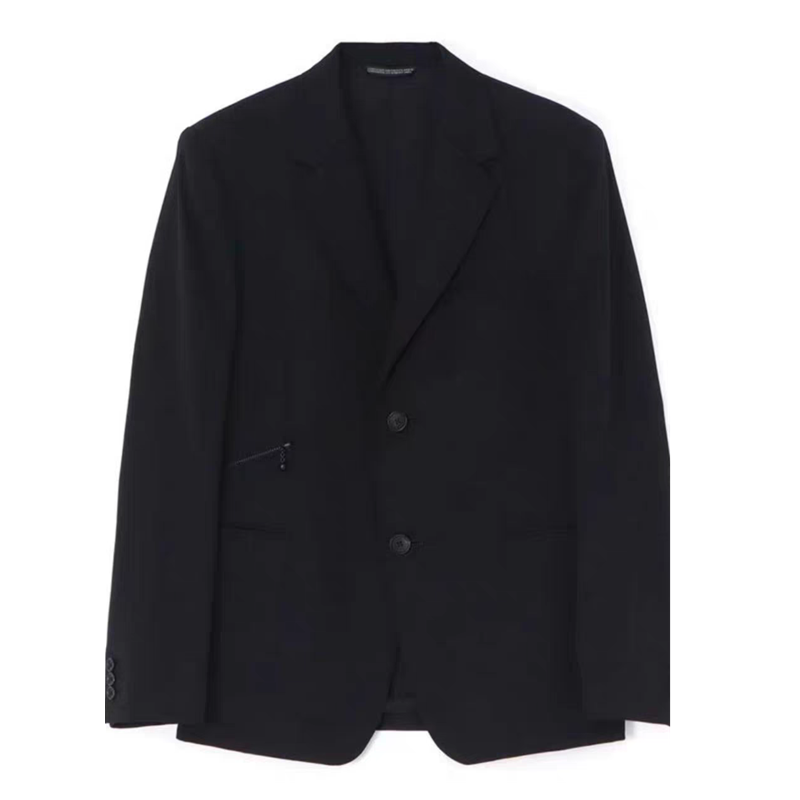 自主 yohji 山本风格华达呢西装外套男女同款休闲西服
