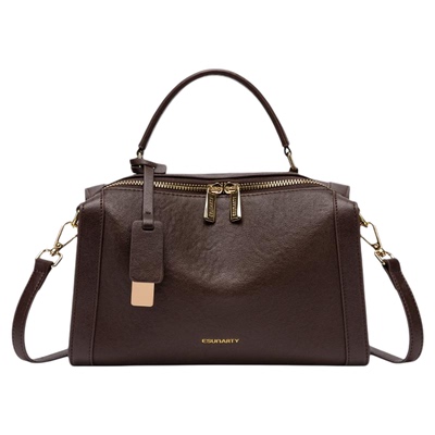 通勤斜挎女包植鞣皮波士顿枕头包