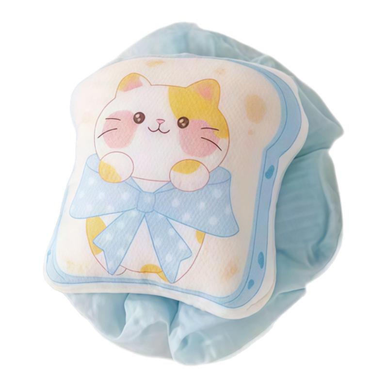 卡通猫咪双面沐浴球搓澡神器