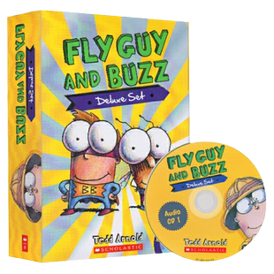 苍蝇小子 英文原版 Hi Fly Guy 全套15本附CD 全彩桥梁章节书 儿童趣味英语读物 培养孩子独立习惯 搭猫头鹰日记