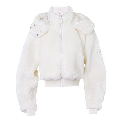 AIO羊羔绒加厚保暖棉衣女冬