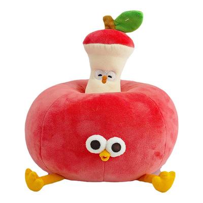 名创优品苹果墩墩鸡毛绒公仔玩偶