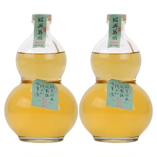 黄酒绍兴2010年冬酿花雕十五年本色原酒葫芦16度糯米酒750mlX2坛
