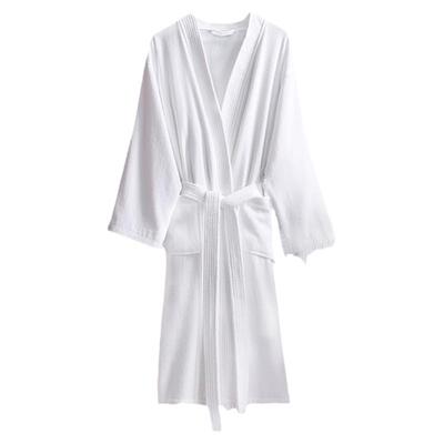 纯棉吸水速干长款浴袍美容院定制