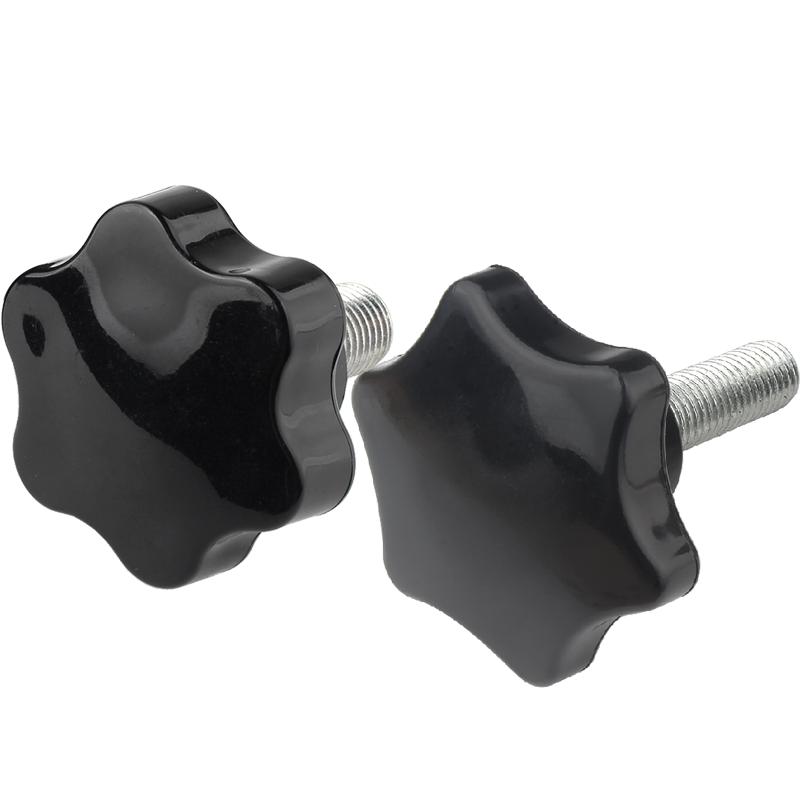 梅花手柄螺丝钉星型带把手旋钮螺栓塑胶头六星手拧螺丝M6M8M10M12