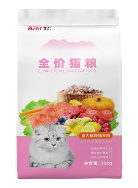 艾尔全期解馋猫粮增肥发腮