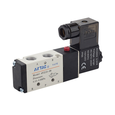 亚德客-原装正品-4V210-08电磁阀