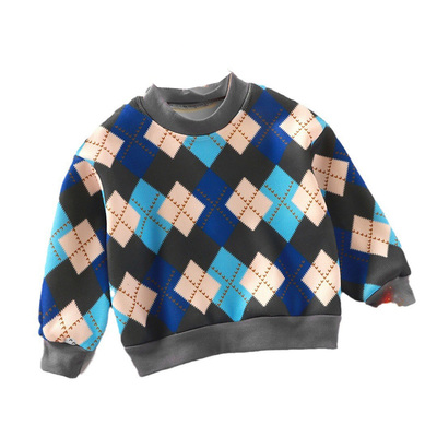 宝宝外套秋冬季加绒加厚款上衣