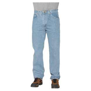 Wrangler/威格牛仔裤男裤子长裤中腰纯棉春秋休闲裤直筒宽松美版