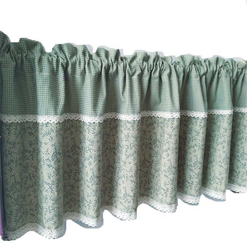 田园风浴室洗手台橱柜咖啡帘定制