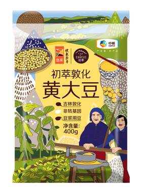 中粮初萃敦化黄大豆400g