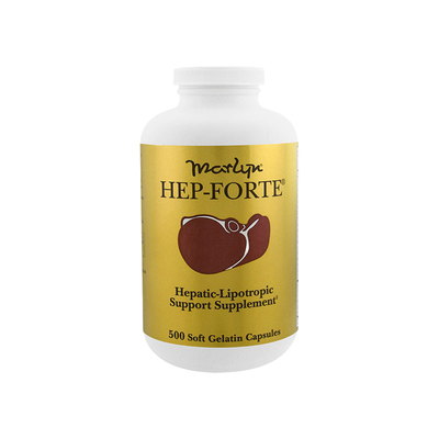 美国marlyn's马林大药厂hep-forte肝脂溶肝宝海补乐宝软胶囊500粒