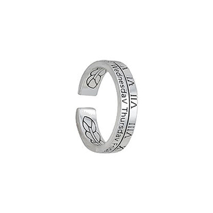 2026年新款荆棘开口戒指女小众设计感冷淡风时尚个性食指指环配饰