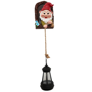 创意阳台小精灵摆件户外太阳能氛围灯灯庭院花园布置装饰壁饰挂件