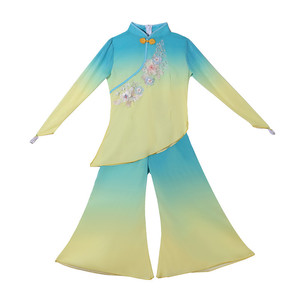 新款六一儿童古典舞蹈服女秧歌服演出服趣说鼓舞艺考表演服装套装