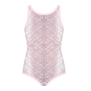 pulassi儿童泳衣女童2026新款专业训练中大童泳装女童连体游泳衣