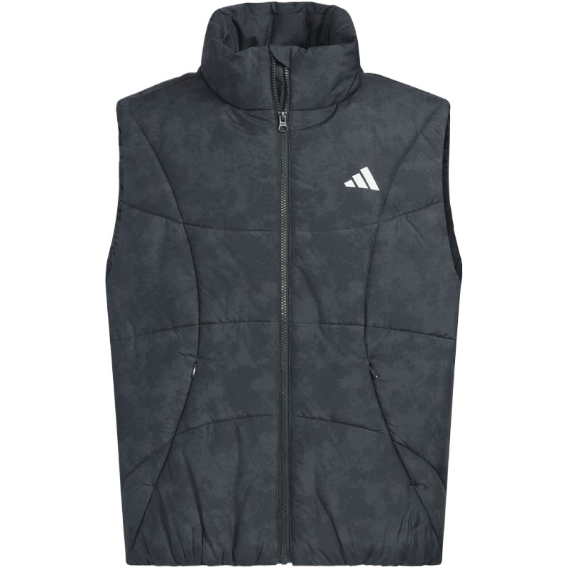 adidas阿迪达斯男子篮球运动训练保暖立领棉服背心马甲KC2754