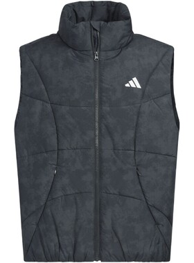 adidas阿迪达斯男子篮球运动训练保暖立领棉服背心马甲KC2754