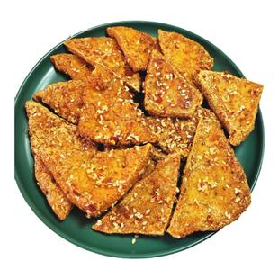 四川叙永麻辣豆腐干油炸三角软豆干香干条形辣条零食私房菜包邮