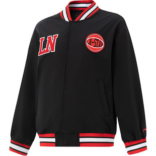 李宁儿童新年外套夹克2025新春秋款男童装棒球服春装上衣YJDV003