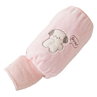 手套袖套二合一儿童学生秋冬季保暖羽绒服套袖办公室2025新款防脏