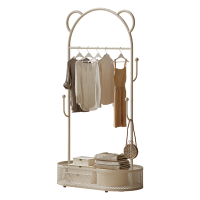 耶特奶油风室内简约飘窗衣帽架