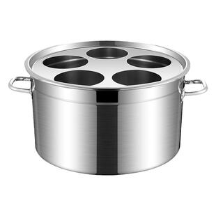 摆摊煮面炉不锈钢桶带盖麻辣烫专用锅汤锅饺子馄饨汤粉煮面锅商用